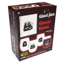 Conjunto de copos de vinho Fun World Ghost Face 16 onças 4 peças