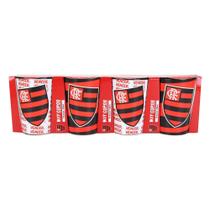 Conjunto de Copos Flamengo Plástico 450 ml - ALLMIX