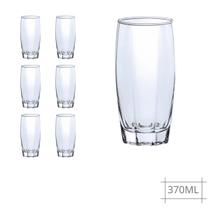 Conjunto de Copos Florida 370ml Transparente Luxo 6 und Conjunto de Copos Florida 370ml Transparente Luxo 6 und