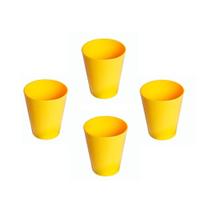 Conjunto De Copos Fresc Vemplast 350Ml 4 Peças Amarelo Conjunto De Copos Fresc Vemplast 350Ml 4 Peças Amarelo