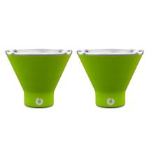 Conjunto de copos Martini em aço inoxidável isolado Snowfox 237ml Conjunto de copos Martini em aço inoxidável isolado Snowfox 237ml