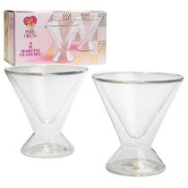 Conjunto de copos Martini Paris Hilton Double Wall 207ml, 2 peças