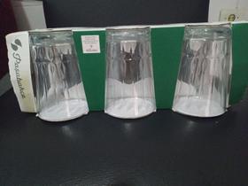 Conjunto de Copos Nergis 10 cm 235 ml vidro para tomar água e refrigerante e água 6pcs . - Sod Egito