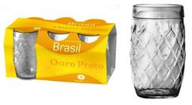 Conjunto de Copos Ouro Preto 6 Peças - Wheaton