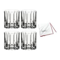 Conjunto de Copos para Coquetel Neat 190ml Transparente Riedel 4 unidades com Pano Conjunto de Copos para Coquetel Neat 190ml Transparente Riedel 4 unidades com Pano