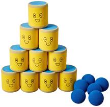 Conjunto de Copos para Derrubar 360 Athletics com 10 Latas e 6 Bolas