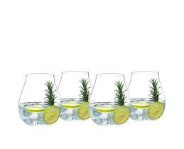Conjunto de Copos para Gin Riedel O Gin O'Clock 4 unidades, Seguro para Lava-louças Conjunto de Copos para Gin Riedel O Gin O'Clock 4 unidades, Seguro para Lava-louças