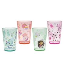 Conjunto de copos Zak Designs DreamWorks Gabby's Dollhouse, 430 ml, pacote com 4 Conjunto de copos Zak Designs DreamWorks Gabby's Dollhouse, 430 ml, pacote com 4