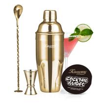 Conjunto de coqueteleiras KITESSENSU em aço inoxidável 750 mL com filtro Conjunto de coqueteleiras KITESSENSU em aço inoxidável 750 mL com filtro