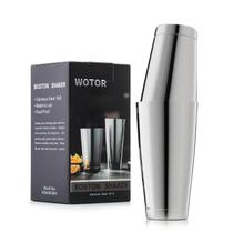 Conjunto de coqueteleiras WOTOR Boston em aço inoxidável 530ml e 830ml