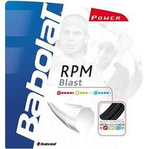 Conjunto de Corda para Tênis Babolat RPM Blast 1,2mm 12m Preta Conjunto de Corda para Tênis Babolat RPM Blast 1,2mm 12m Preta