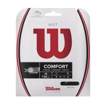 Conjunto de cordas de tênis Wilson NXT 16, preta Conjunto de cordas de tênis Wilson NXT 16, preta