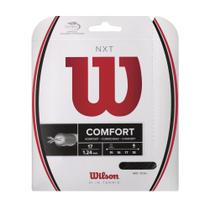 Conjunto de cordas de tênis Wilson NXT 17, preta Conjunto de cordas de tênis Wilson NXT 17, preta