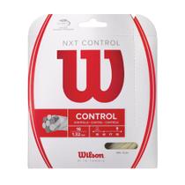 Conjunto de cordas de tênis Wilson NXT Control 16, branca