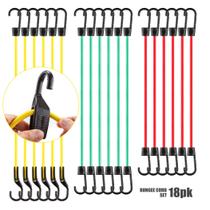 Conjunto de cordas elásticas CARTMAN, ganchos ajustáveis de 32 cm, 61 cm e 81 cm