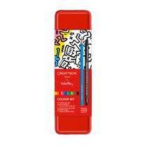 Conjunto de Cores Caran D'ache Keith Haring Edição Especial 11 Peças