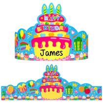 Conjunto de coroas de aniversário TENDFINE, pacote de 36 para crianças em sala de aula Conjunto de coroas de aniversário TENDFINE, pacote de 36 para crianças em sala de aula