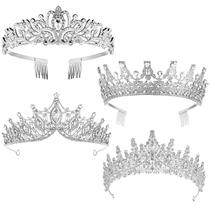 Conjunto de coroas Kigeli Queen para mulheres, concurso de strass e tiara