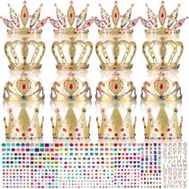 Conjunto de coroas Princess Party, kit de fabricação de tiaras DIY para crianças