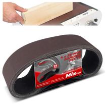 Conjunto de correias de lixar makiwork 100 x 915 mm, pacote com 15 grãos 80/120/150/240/400 Conjunto de correias de lixar makiwork 100 x 915 mm, pacote com 15 grãos 80/120/150/240/400