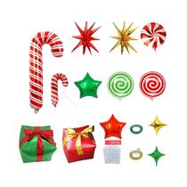 Conjunto De Corrente De Balões De Natal 2025 Com 46 Peças Em Papel Alumínio Para Decoração De Festa Conjunto De Corrente De Balões De Natal 2025 Com 46 Peças Em Papel Alumínio Para Decoração De Festa