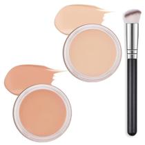 Conjunto de corretivo Kaely Pot Full Coverage com pincel impermeável