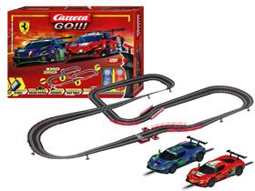 Conjunto de corrida de caça-níqueis Carrera GO!!! 62575 Ferrari Power Racing