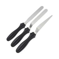 Conjunto De Cortador De Paleta De Espátula Angular Pequena Para Bolos, Glacê, Ferramentas De