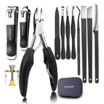 Conjunto de cortador de unhas Fuwddy Ingrown Toenail Cutter Kit de pedicure Conjunto de cortador de unhas Fuwddy Ingrown Toenail Cutter Kit de pedicure