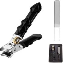Conjunto de cortador de unhas Ultra-Sharp em aço inoxidável preto