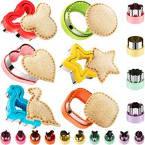 Conjunto de cortador e selador de sanduíches Tiblue, 20 unidades para crianças