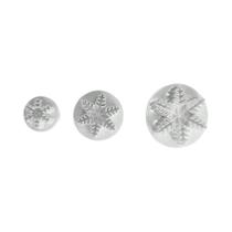 Conjunto De Cortadores De Biscoito De Natal 3 Peças: Moldes De Flocos De Neve E Engrenagens Para Conjunto De Cortadores De Biscoito De Natal 3 Peças: Moldes De Flocos De Neve E Engrenagens Para