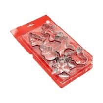 Conjunto De Cortadores De Biscoito De Natal Em Aço Inoxidável: Árvore, Estrela, Floco De Neve, Sino,