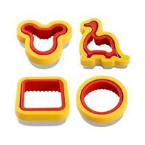 Conjunto De Cortadores De Biscoito Em Aço Inoxidável Formas De Animais E Coração DIY Para Assar Pão