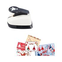 Conjunto De Cortadores De Papel Em Forma De Sino De Natal E Floco De Neve Com 1 Polegada De