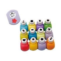 Conjunto De Cortadores De Papel Para Crianças, 12 Mini Furadores De Papel De 10mm Em Formatos De Conjunto De Cortadores De Papel Para Crianças, 12 Mini Furadores De Papel De 10mm Em Formatos De