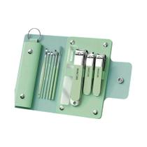 Conjunto De Cortadores De Unhas De Aço Inoxidável De 10 Peças, Kit De Manicure E Pedicure Com Colher Conjunto De Cortadores De Unhas De Aço Inoxidável De 10 Peças, Kit De Manicure E Pedicure Com Colher