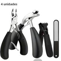 Conjunto De Cortadores De Unhas Encravadas Em Aço Inoxidável Reforçado 4 Peças Com Cabo De Fácil Conjunto De Cortadores De Unhas Encravadas Em Aço Inoxidável Reforçado 4 Peças Com Cabo De Fácil