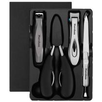 Conjunto de cortadores de unhas Norchan Large para homens e mulheres, 5 unidades Conjunto de cortadores de unhas Norchan Large para homens e mulheres, 5 unidades