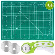 Conjunto de cortadores rotativos Audab Self Healing com tapete de 45 mm com 2 lâminas