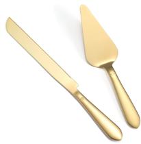 Conjunto de corte de bolo Eisinly Wedding com aço inoxidável dourado Conjunto de corte de bolo Eisinly Wedding com aço inoxidável dourado