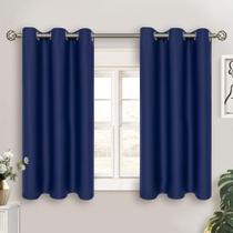 Conjunto de cortinas BGment Blackout de 2 painéis 38x45cm azul marinho Conjunto de cortinas BGment Blackout de 2 painéis 38x45cm azul marinho
