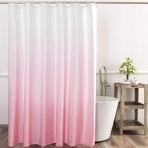 Conjunto de cortinas de chuveiro YI & ZE Ombre rosa poliéster impermeável Conjunto de cortinas de chuveiro YI & ZE Ombre rosa poliéster impermeável