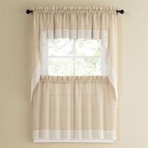 Conjunto de Cortinas de Cozinha Sweet Home Collection Salem French