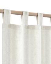 Conjunto de cortinas KOUFALL Farmhouse Linen 213x213cm com 2 painéis