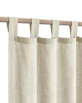 Conjunto de cortinas KOUFALL Tan Greige Vintage com 213 cm de comprimento e 2 painéis