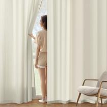 Conjunto de cortinas MIULEE Ivory Privacy Sheer com 213 cm de comprimento e 2 painéis Conjunto de cortinas MIULEE Ivory Privacy Sheer com 213 cm de comprimento e 2 painéis
