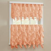 Conjunto de Cortinas para Cozinha Sweet Home Collection - 3 Peças Sheer Spice Conjunto de Cortinas para Cozinha Sweet Home Collection - 3 Peças Sheer Spice