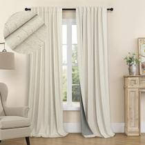 Conjunto de cortinas Pitalk Black Out 108 polegadas e 2 painéis Total Blackout Conjunto de cortinas Pitalk Black Out 108 polegadas e 2 painéis Total Blackout