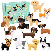 Conjunto de costura Craft Kit CiyVolyeen Puppy para crianças de 8 a 12 anos Conjunto de costura Craft Kit CiyVolyeen Puppy para crianças de 8 a 12 anos